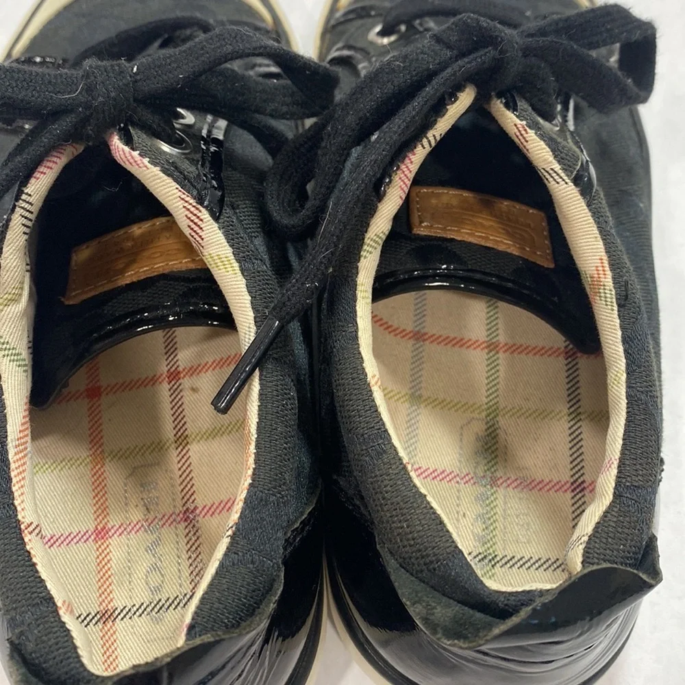 Coach Barrette‎ logo monogram sneakers black